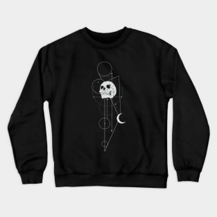 Geometric Skull Crewneck Sweatshirt